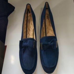 Women Blue suede shoes